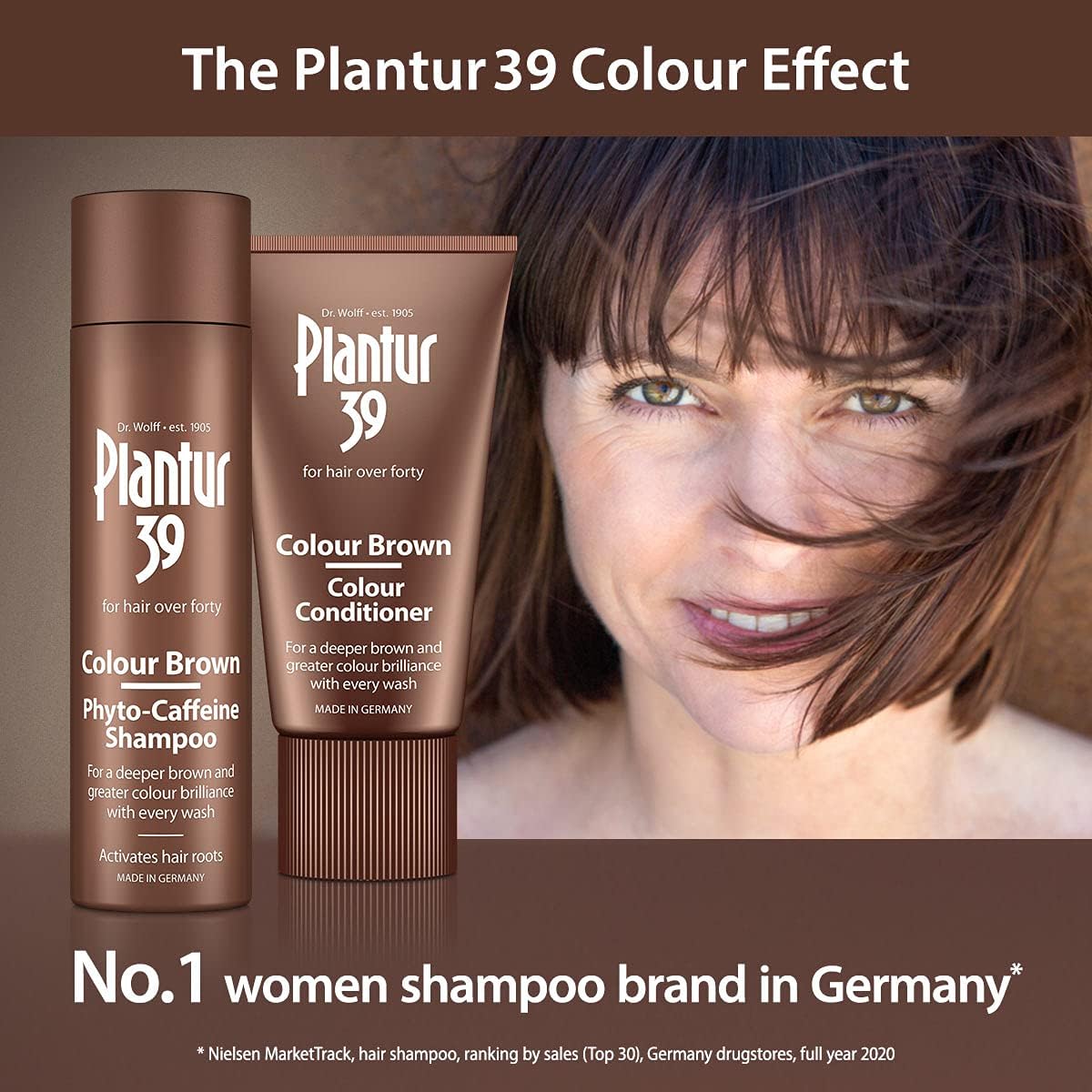 Plantur 39 Color Brown Phyto - Caffeine Shampoo 250ml - Zenvayhair