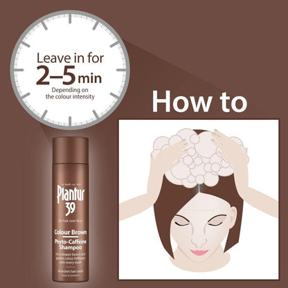 Plantur 39 Color Brown Phyto-Caffeine Shampoo 250ml