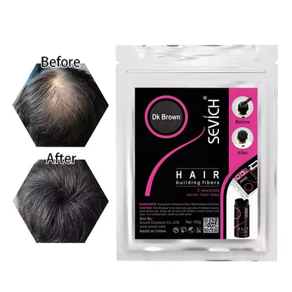 SEVICH Hair Fibers Powder – Boost Hair Volume, Undetectable, Easy to Apply for Thinning Hair