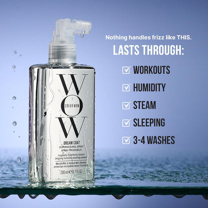 COLOR WOW Dream Coat Supernatural Spray – Keep Your Hair Frizz - Free and Shiny No Matter the Weather with Award - Winning Anti - Humidity Treatment - Zenvayhair