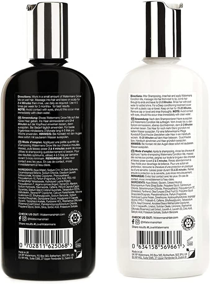 Hair Growth Shampoo & Conditioner Male & Female Hair Loss Products 250ml - Zenvayhair