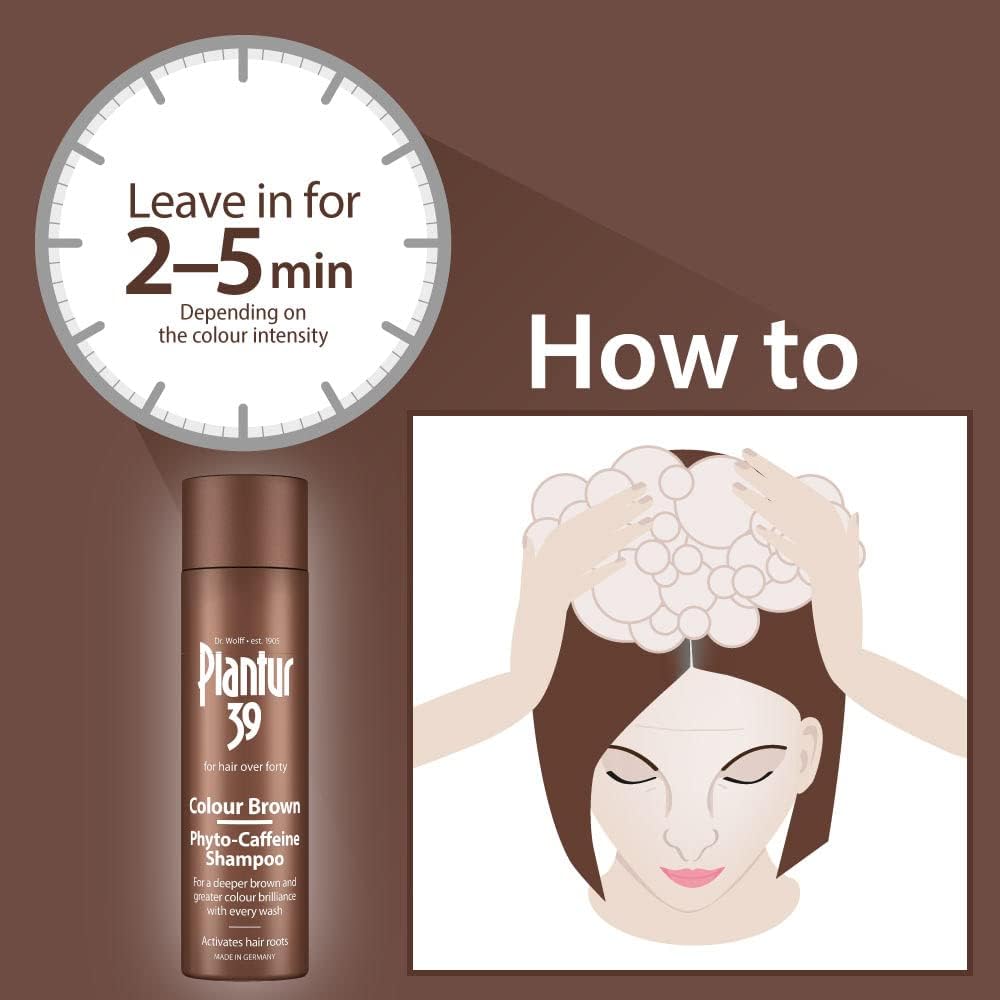 Plantur 39 Color Brown Phyto - Caffeine Shampoo 250ml - Zenvayhair