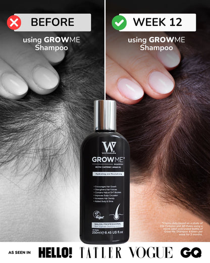 Grow Me Shampoo - Biotin, Rosemary, Caffeine, Niacinamide, Argan Oil, Allantoin.