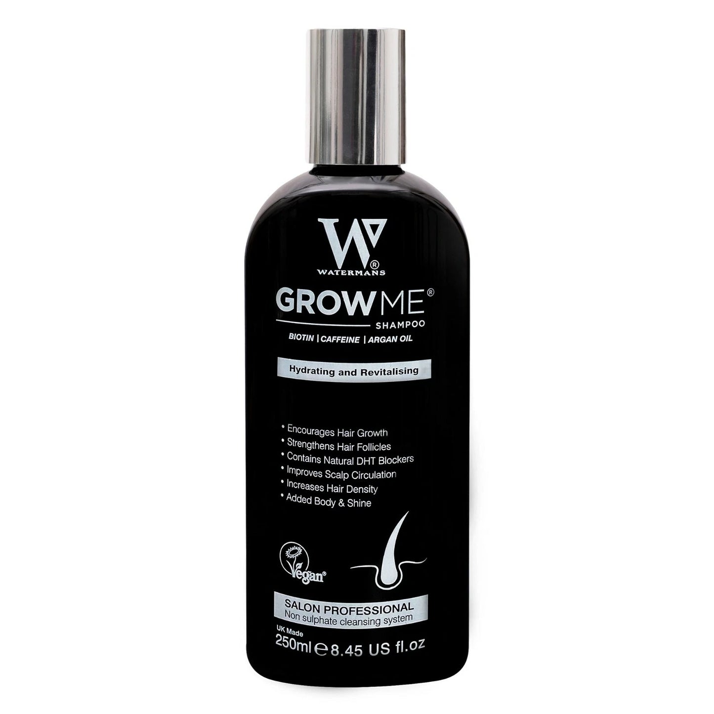 Grow Me Shampoo - Biotin, Rosemary, Caffeine, Niacinamide, Argan Oil, Allantoin.