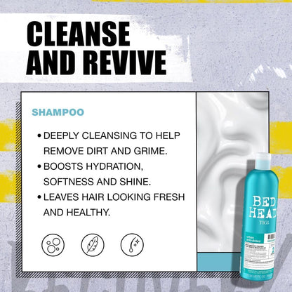 TIGI Bed Head Recovery Hair Set – Deeply Nourishes Dry, Damaged Hair for Healthy, Manageable Locks